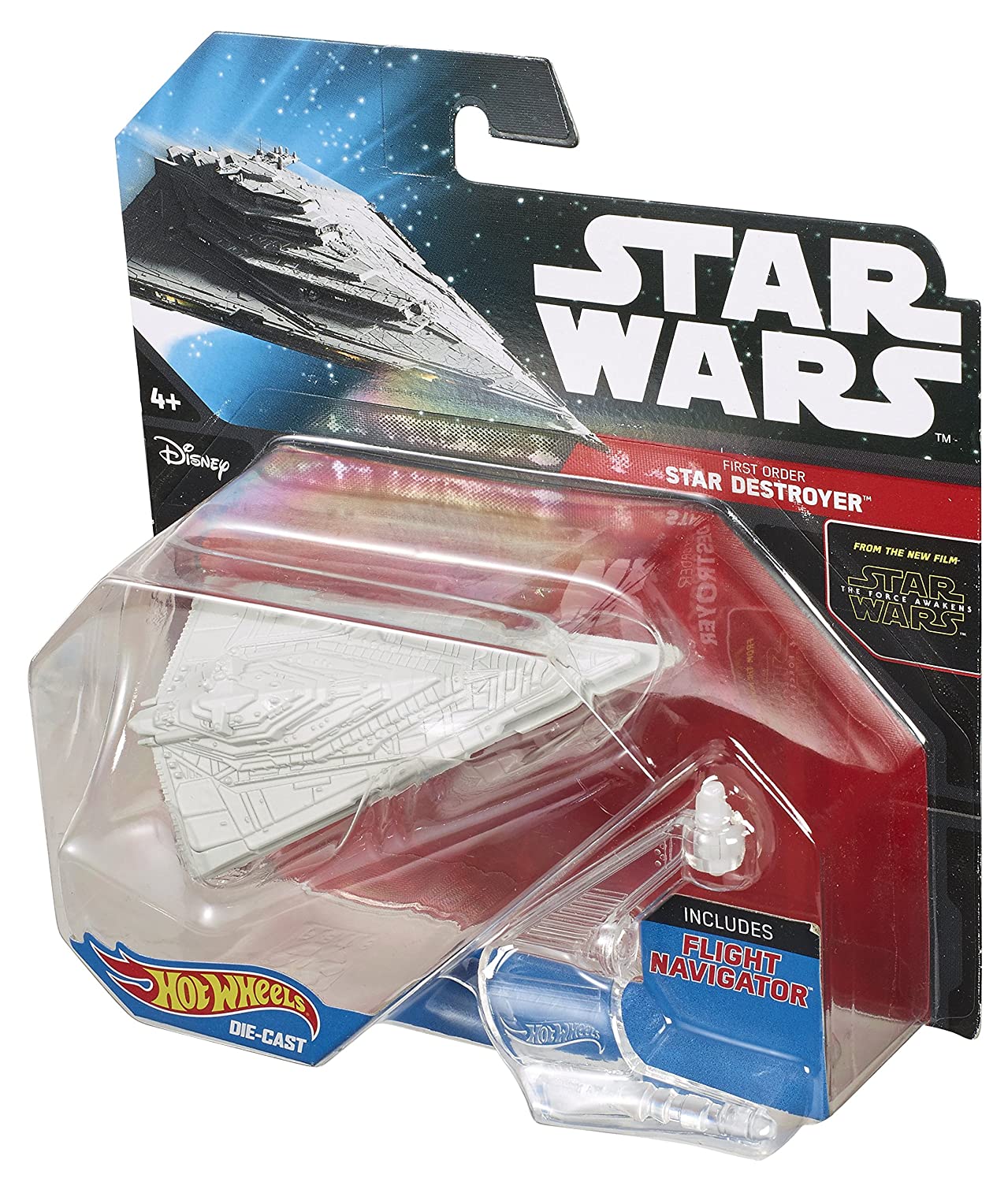 Hot Wheels Star Wars First Order Star Destroyer Starship With Flight Navigator