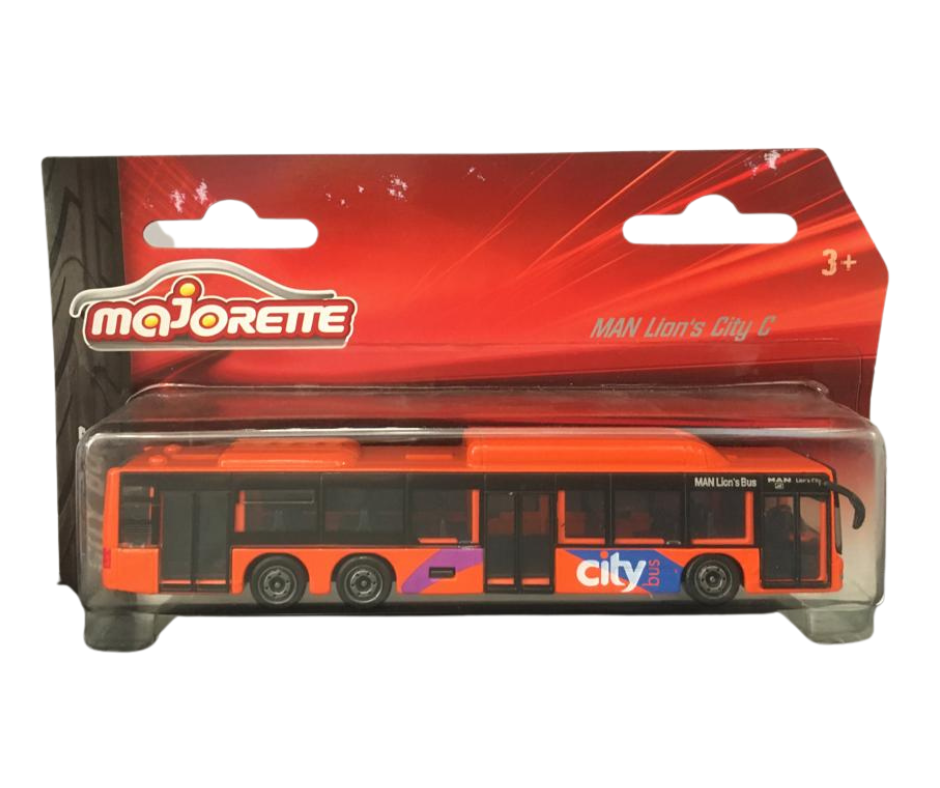 Bus City MAN Lion's City - Majorette 8503002002 - Modèle Réduit Neuf - 13 Cm