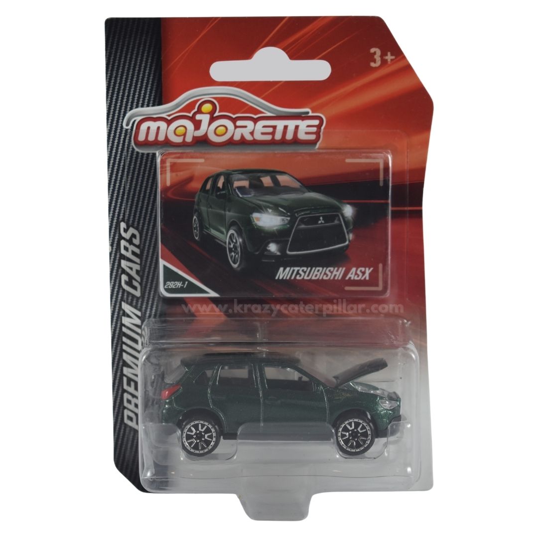 Miniature Majorette Mitsubishi ASX Vert Métallisé - Échelle 1:57, Roues OF5V, Neuf Sans Paquet