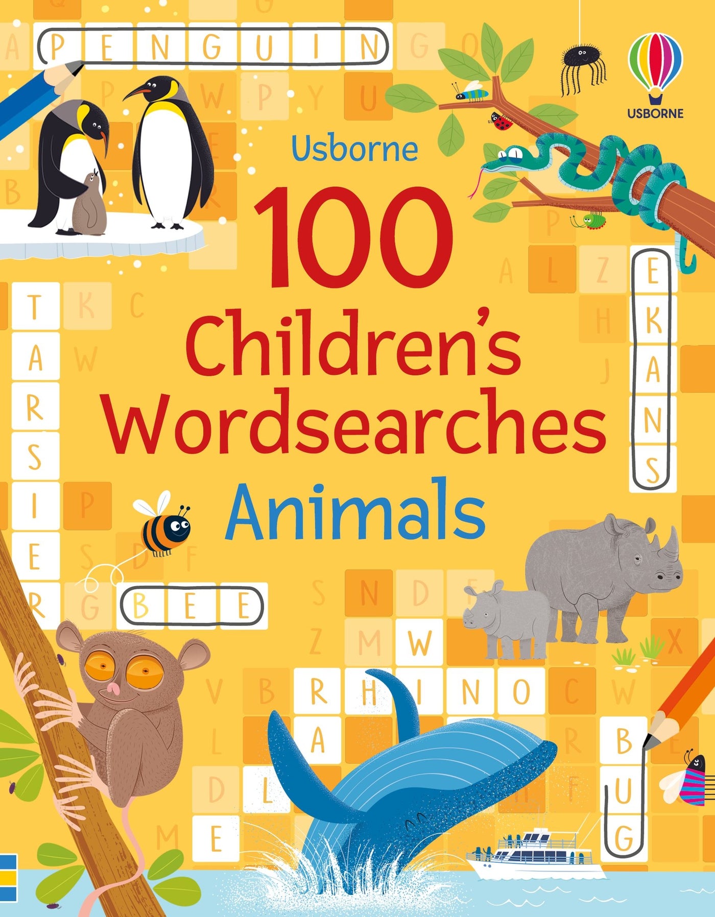 100 Children's Wordsearches: Animals - Paperback | Usborne