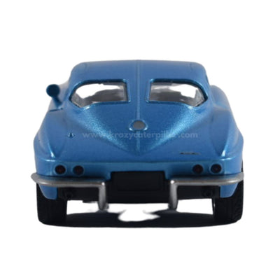 Super Fast City Car : 1963 Chevrolet Corvette Stingray Split Window-Blue -Die-Cast Scale Model (1:32)