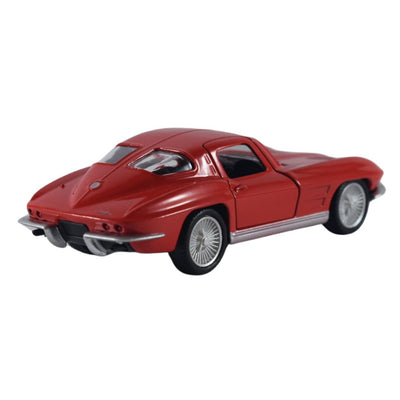 Super Fast City Car : 1963 Chevrolet Corvette Stingray Split Window-Red -Die-Cast Scale Model (1:32)