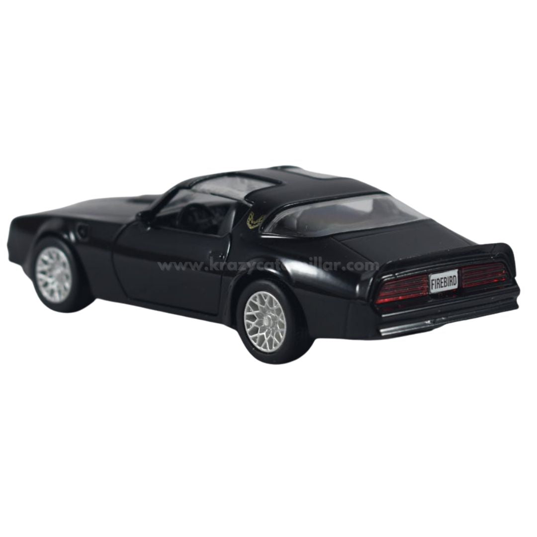 Super Fast City Car : 1978 Pontiac Firebird Black - Die-Cast Scale Model (1:32)