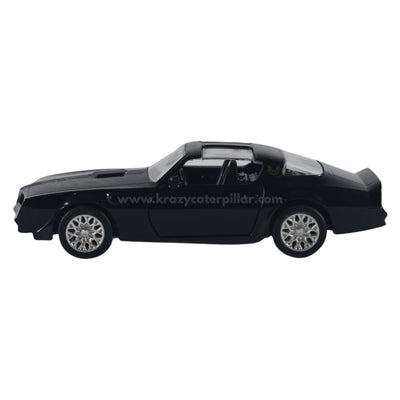 Super Fast City Car : 1978 Pontiac Firebird Black - Die-Cast Scale Model (1:32)