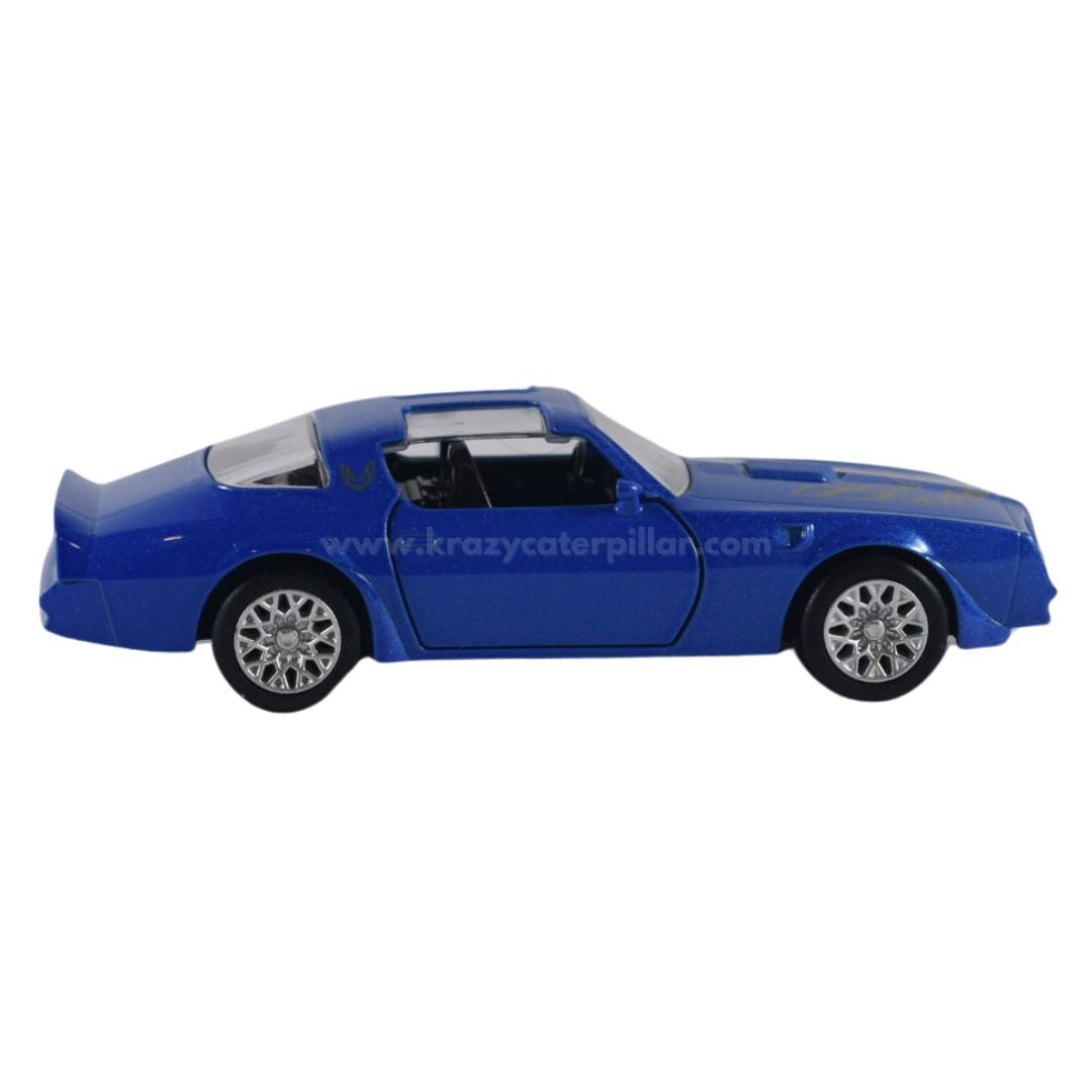 Super Fast City Car : 1978 Pontiac Firebird - Blue Die-Cast Scale Model (1:32)