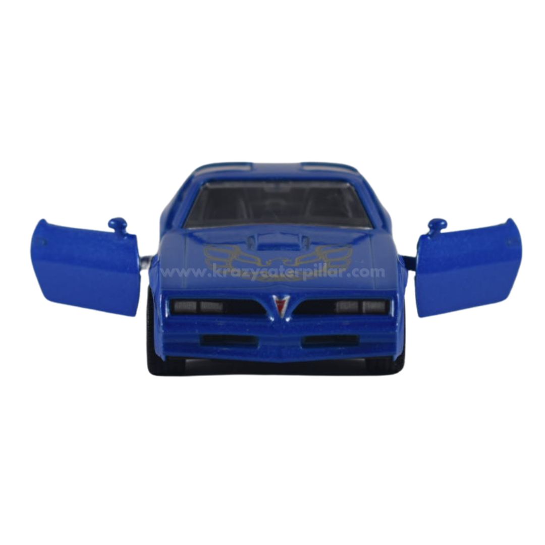 Super Fast City Car : 1978 Pontiac Firebird - Blue Die-Cast Scale Model (1:32)