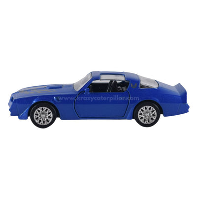 Super Fast City Car : 1978 Pontiac Firebird - Blue Die-Cast Scale Model (1:32)