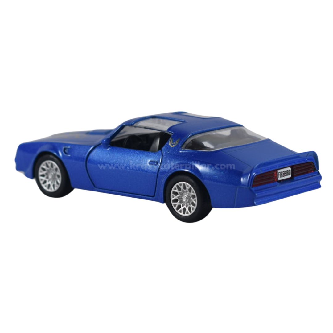 Super Fast City Car : 1978 Pontiac Firebird - Blue Die-Cast Scale Model (1:32)