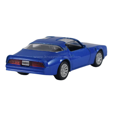 Super Fast City Car : 1978 Pontiac Firebird - Blue Die-Cast Scale Model (1:32)