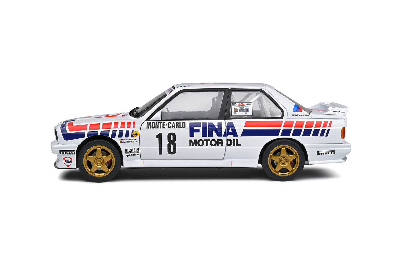 1989 BMW E30 M3 GR.A Rally Monte Carlo 1:18 Diecast Scale Model | Solido