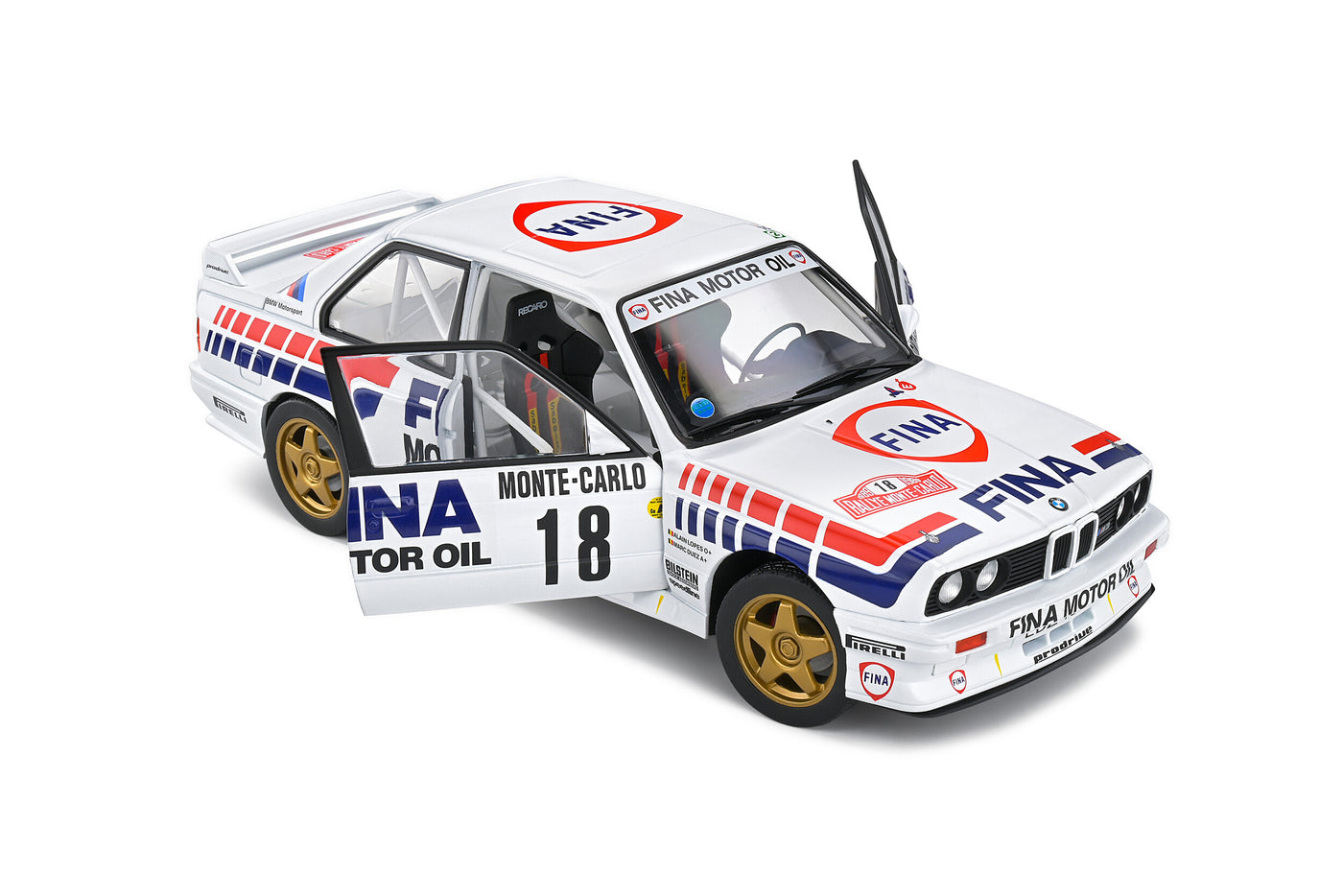 1989 BMW E30 M3 GR.A Rally Monte Carlo 1:18 Diecast Scale Model | Solido