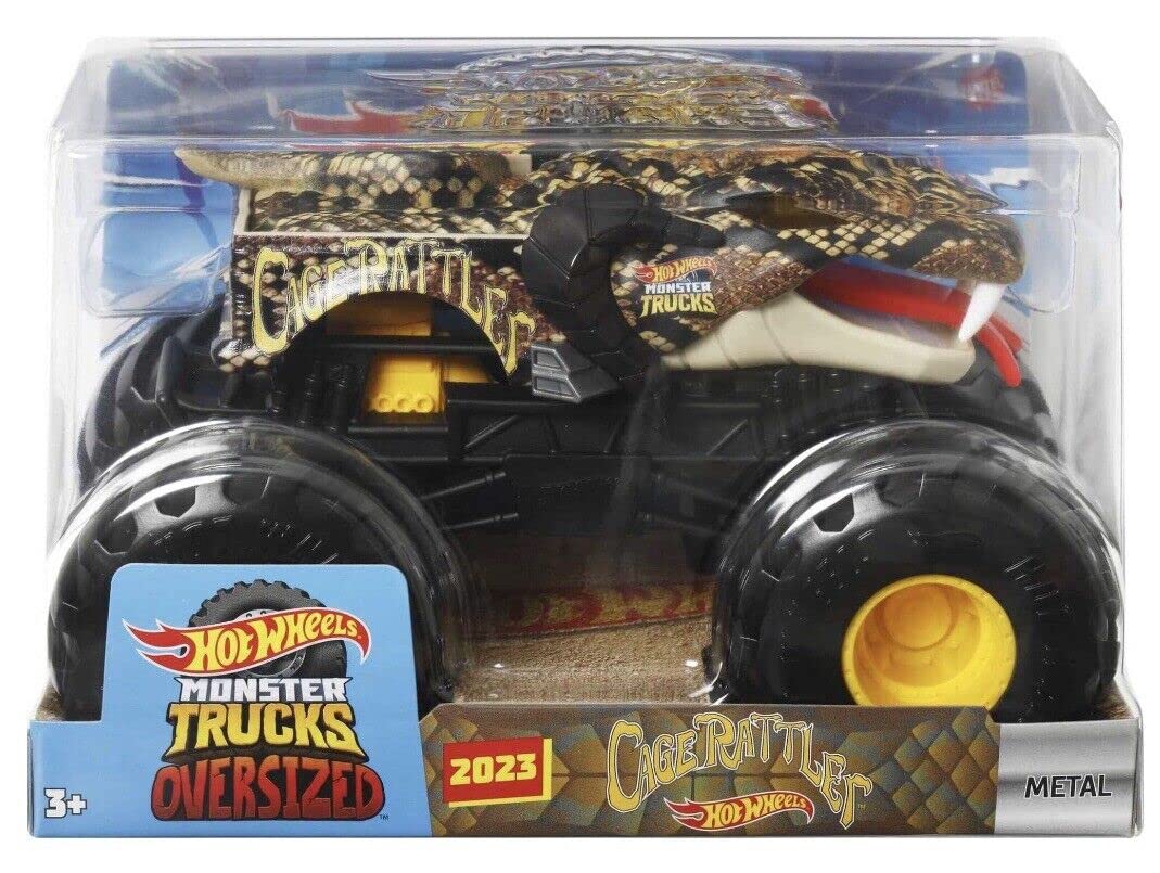 Monster Trucks: Cage Rattler - Oversized 1:24 Scale | Hot Wheels®