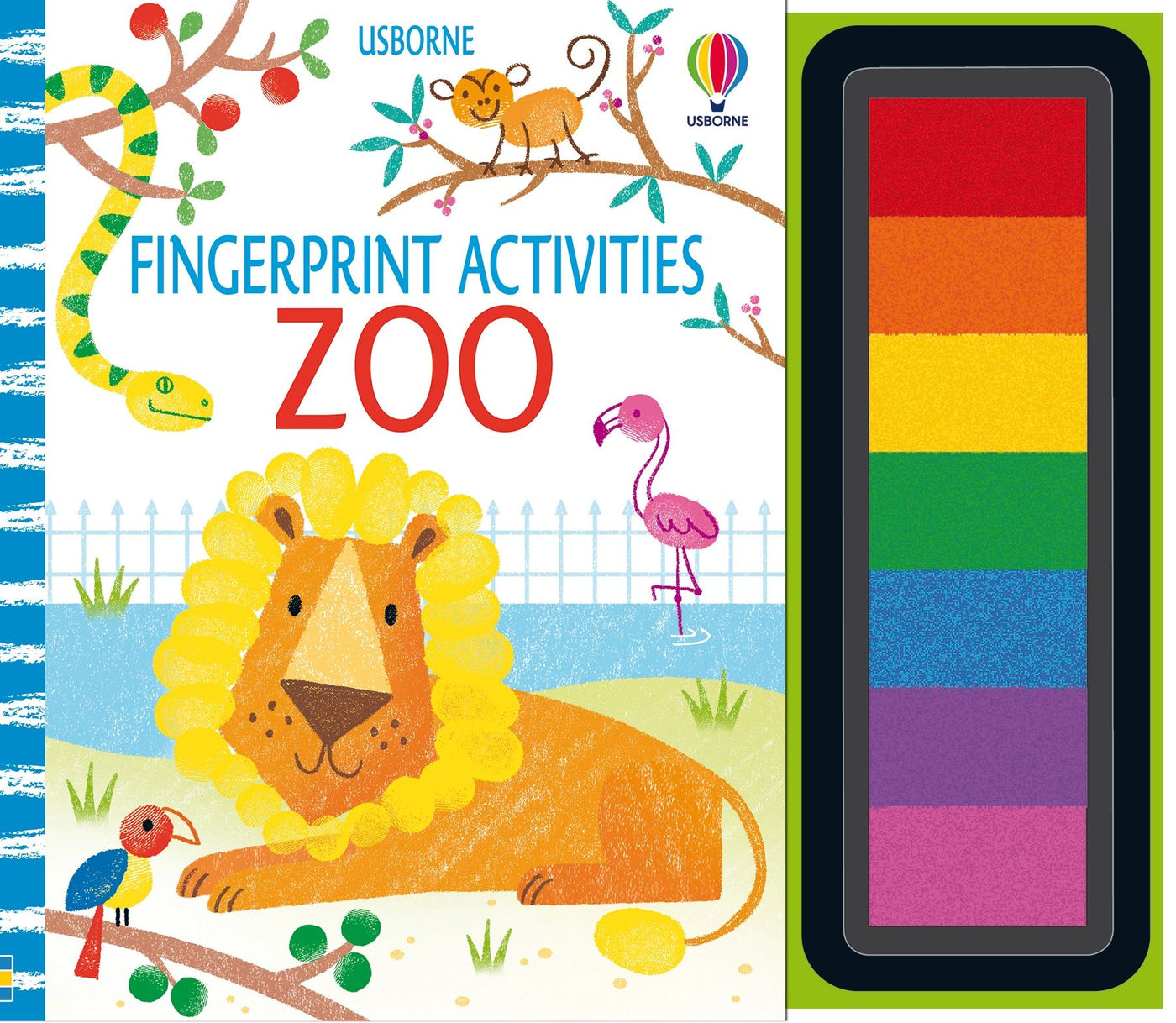 Fingerprint Activities Zoo - Spiral Bound | Usborne