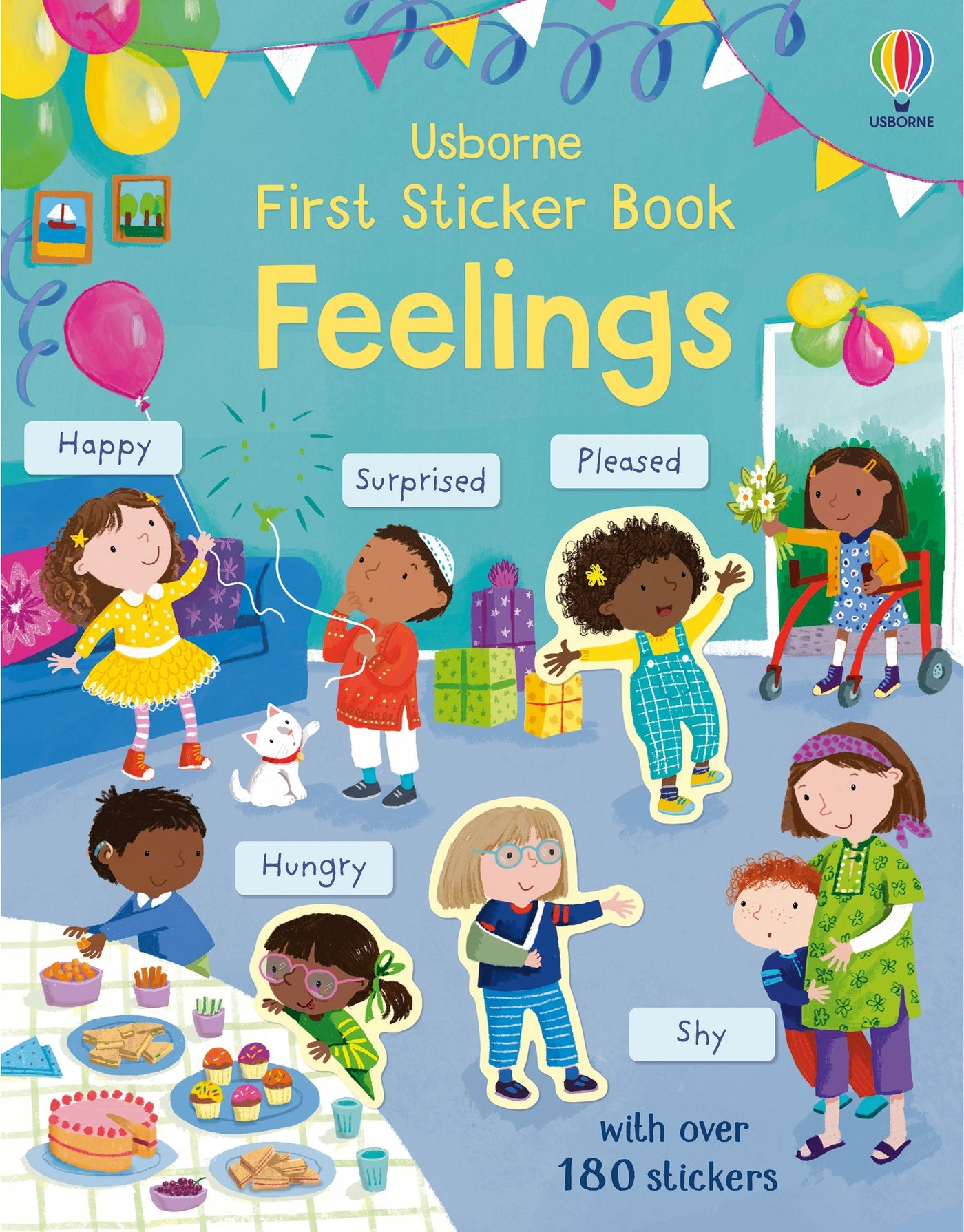 First Sticker Book Feelings - Paperback | Usborne
