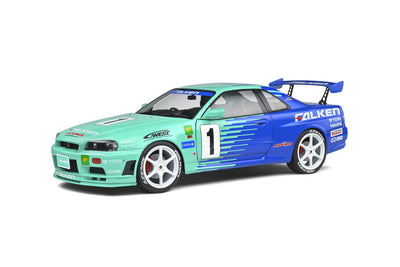 2001 Nissan Skyline GT-R R34 Falken 1:18 Diecast Scale Model | Solido