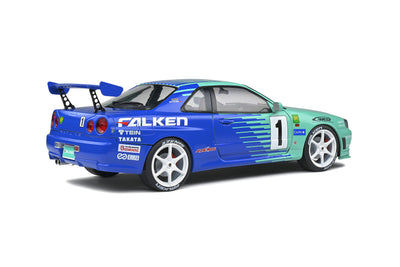 2001 Nissan Skyline GT-R R34 Falken 1:18 Diecast Scale Model | Solido