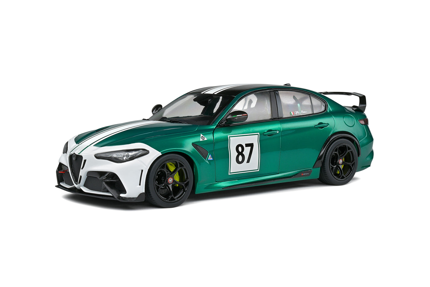 2021 Alfa Romeo Giulia GTA #87 Hommage Nurburgring 1:18 Diecast Scale Model | Solido