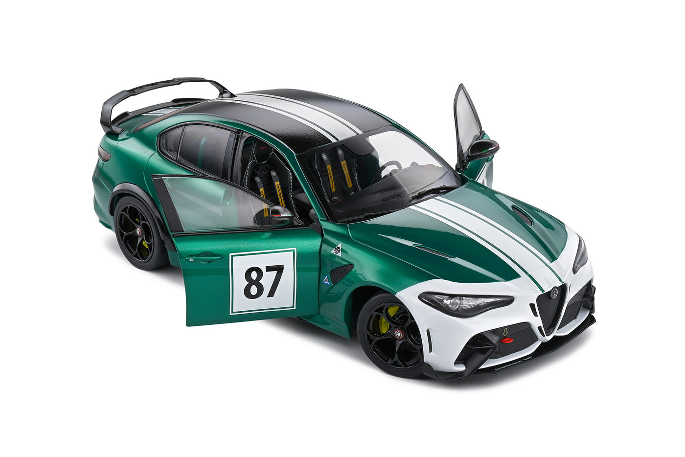 2021 Alfa Romeo Giulia GTA #87 Hommage Nurburgring 1:18 Diecast Scale Model | Solido