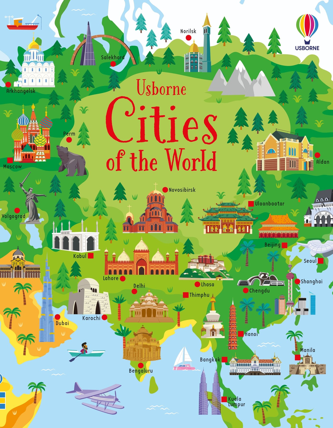 Usborne Book and Jigsaw Cities of the World - Paperback | Usborne