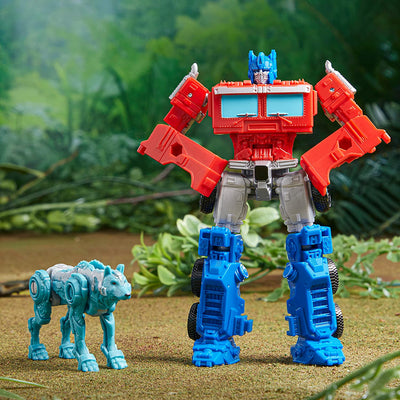 Transformers: Rise of The Beasts Optimus Prime & Chainclaw | Hasbro