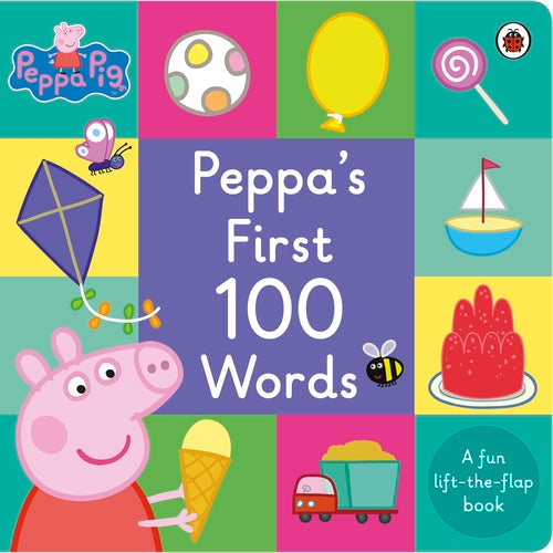 Peppa Pig: Peppa's First 100 Words - Board Book | Lady Bird