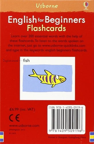 English For Beginners Flashcards | Usborne