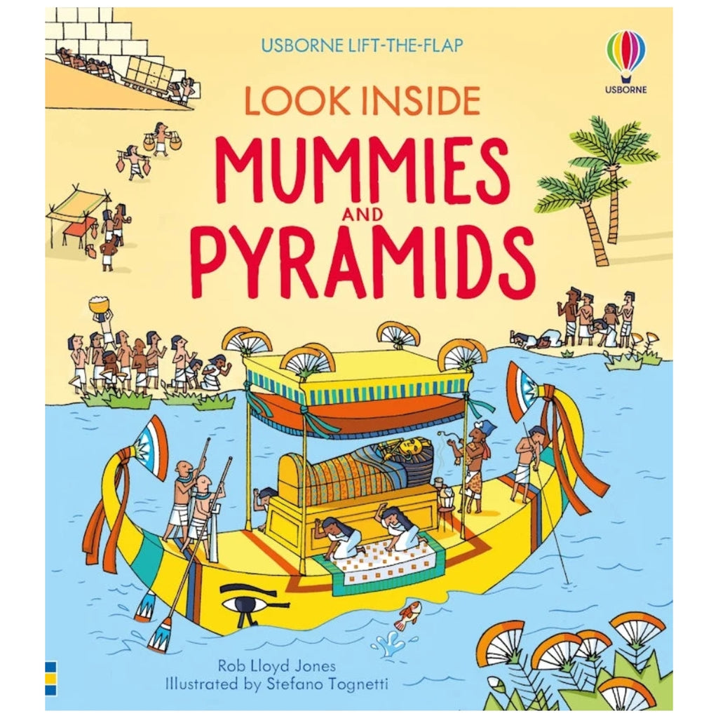Usborne: Lift the Flap - Look Inside Mummies and Pyramids - Board Book