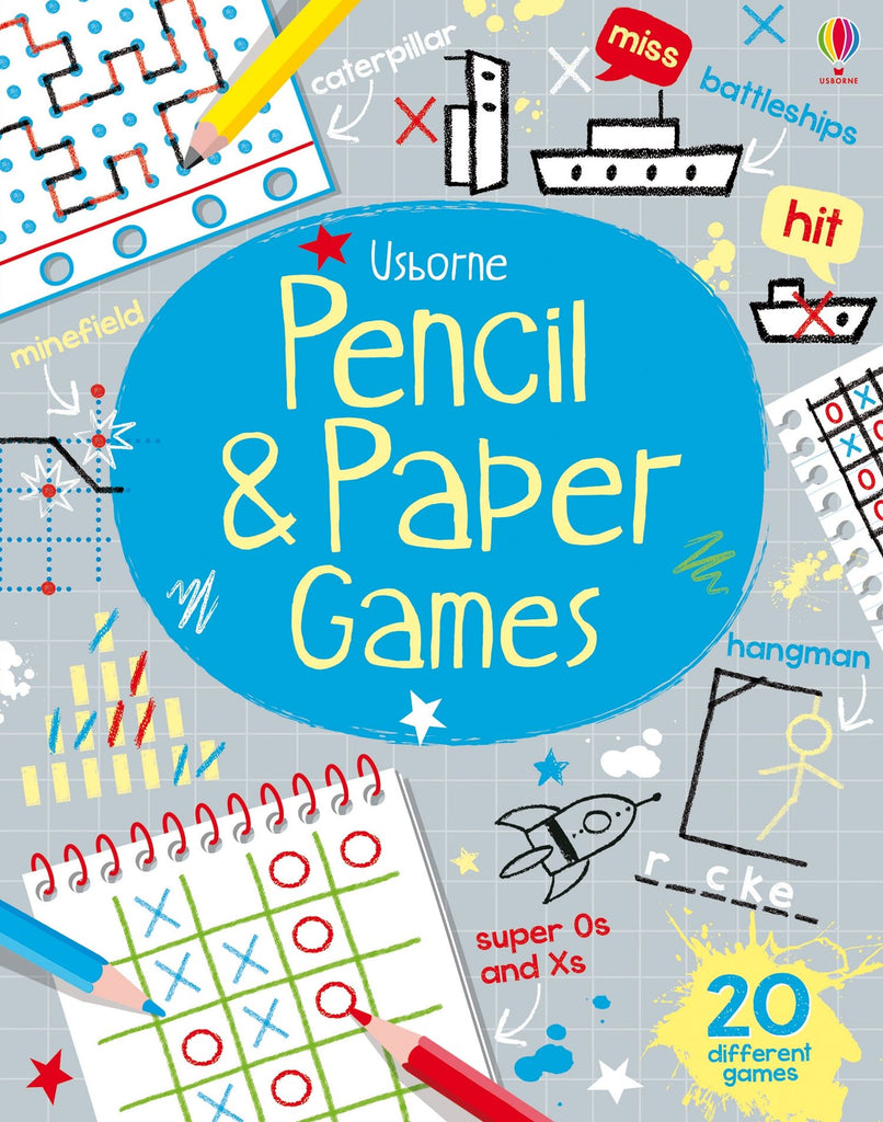 Pencil and Paper Games - Paperback | Usborne Books