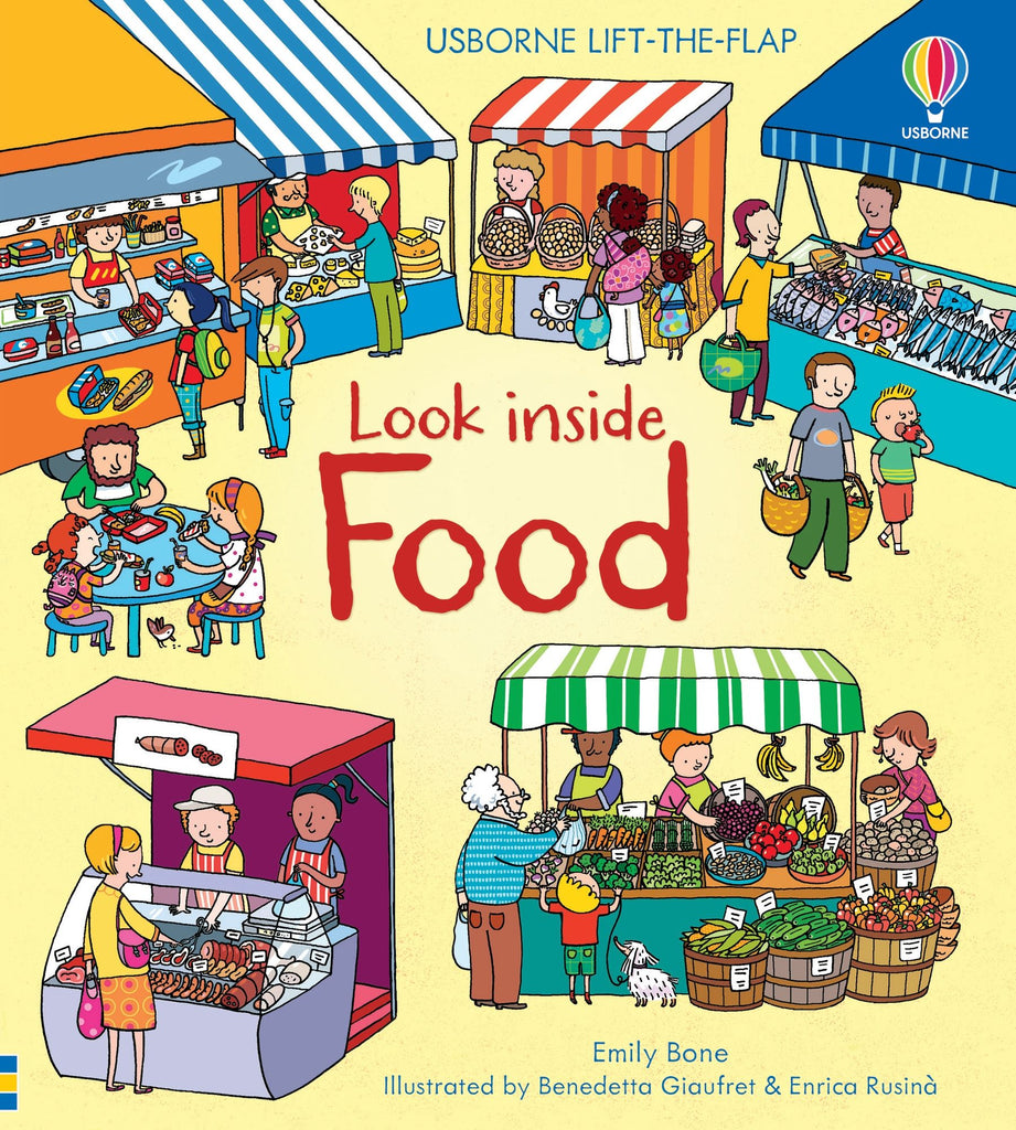 Look Inside Food; Lift The Flap - Board Book | Usborne Books