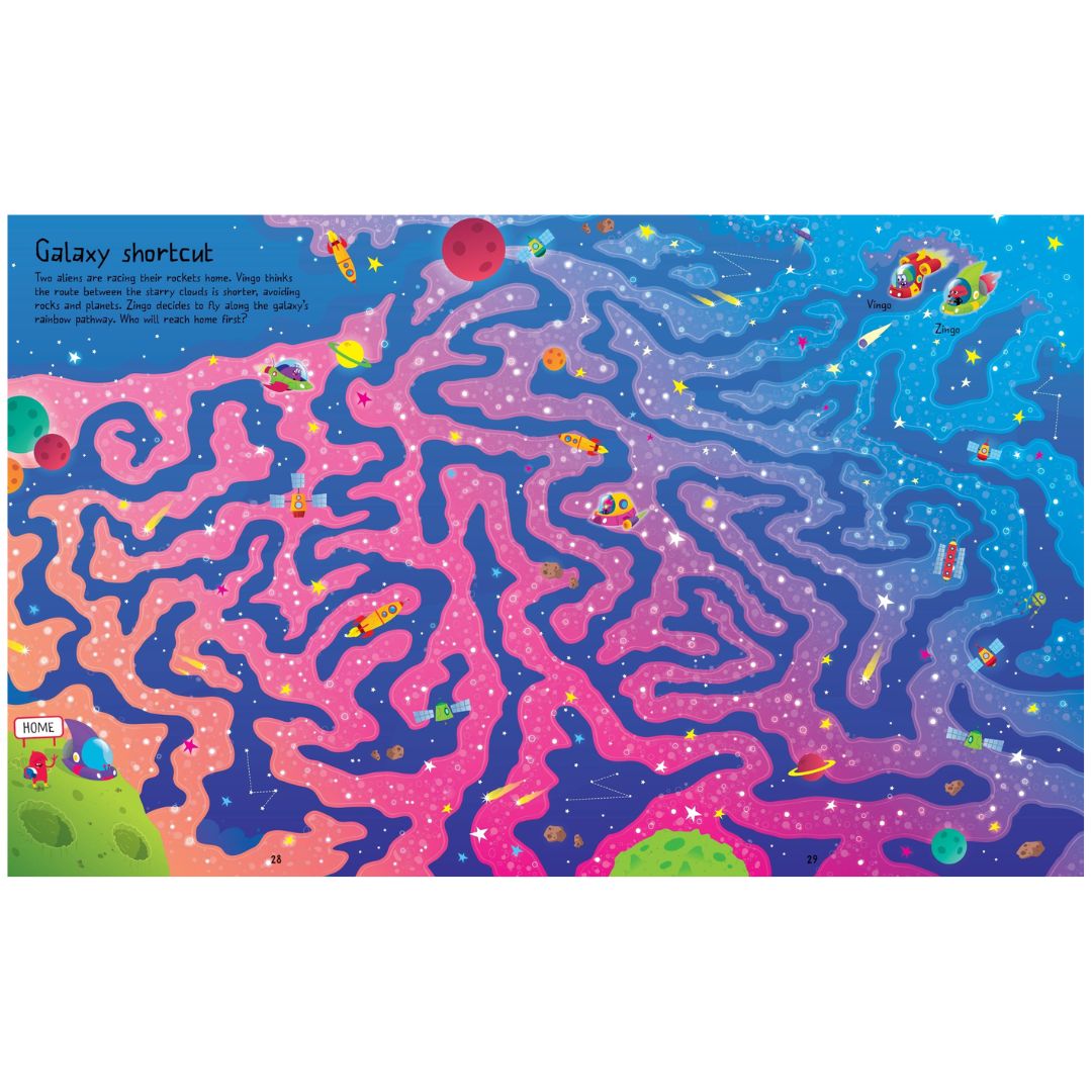 Space Maze Book - Paperback | Usborne Books