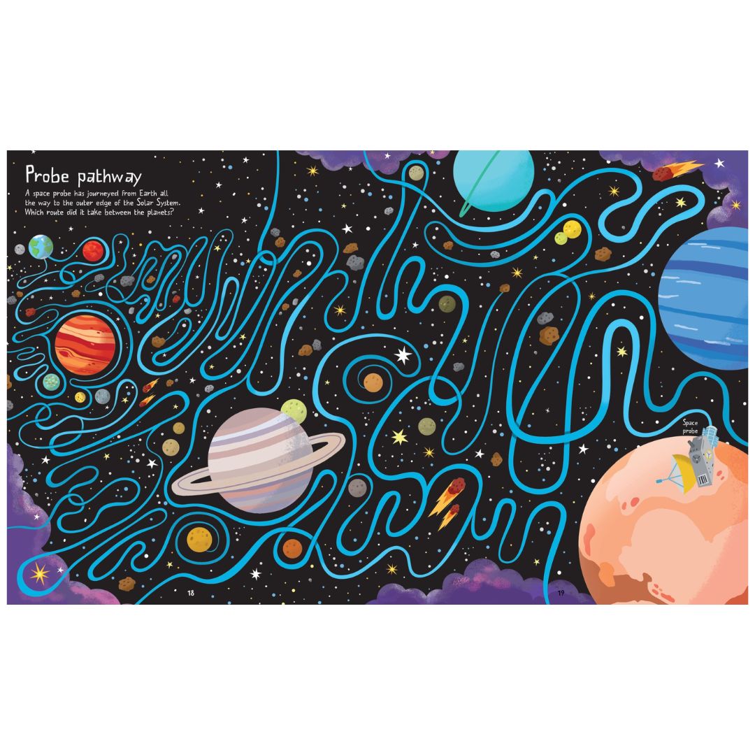 Space Maze Book - Paperback | Usborne Books