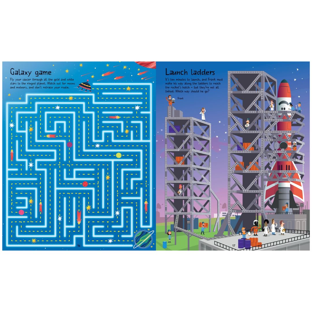 Space Maze Book - Paperback | Usborne Books