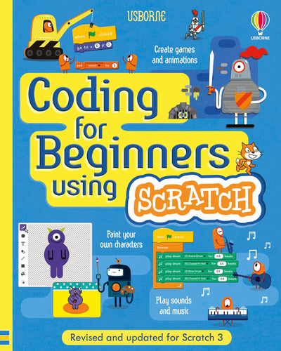 Coding for Beginners: Using Scratch -Spiral Bound | Usborne