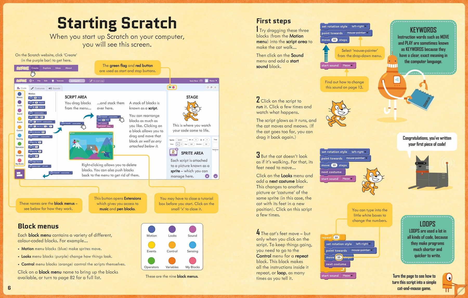 Coding for Beginners: Using Scratch -Spiral Bound | Usborne – Krazy ...