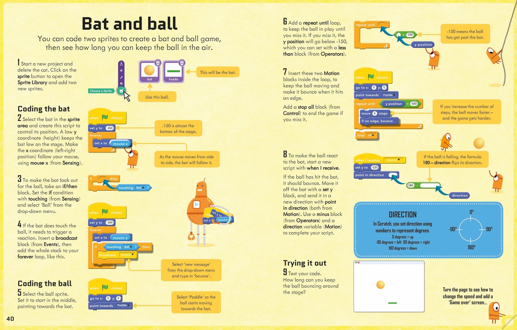the complete guide to scratch coding for eager... Coding for Beginners: Using Scratch -Spiral Bound | Usborne – Krazy ...