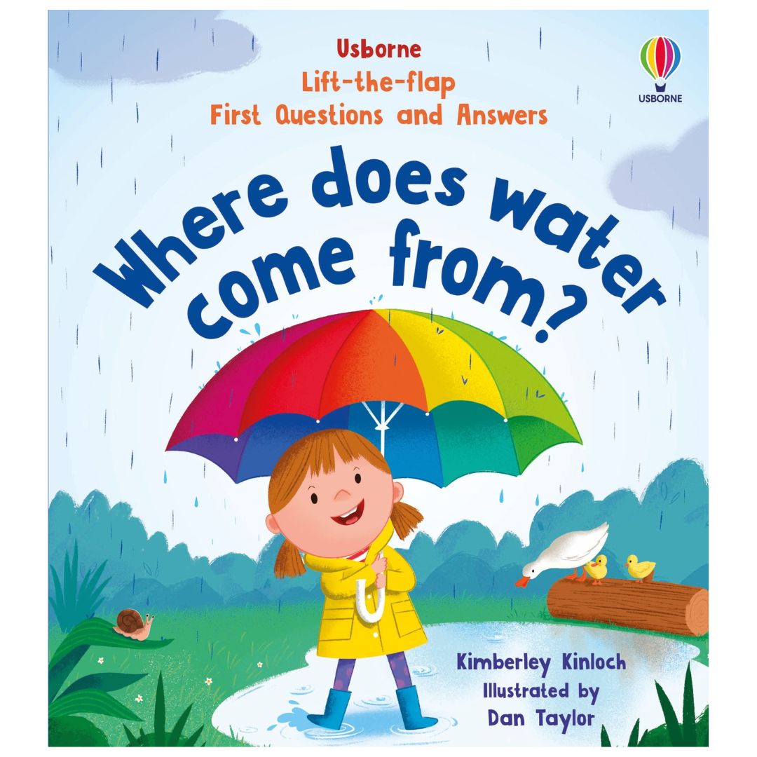 First Questions and Answers: Where does water come from? - Board Book | Usborne Books