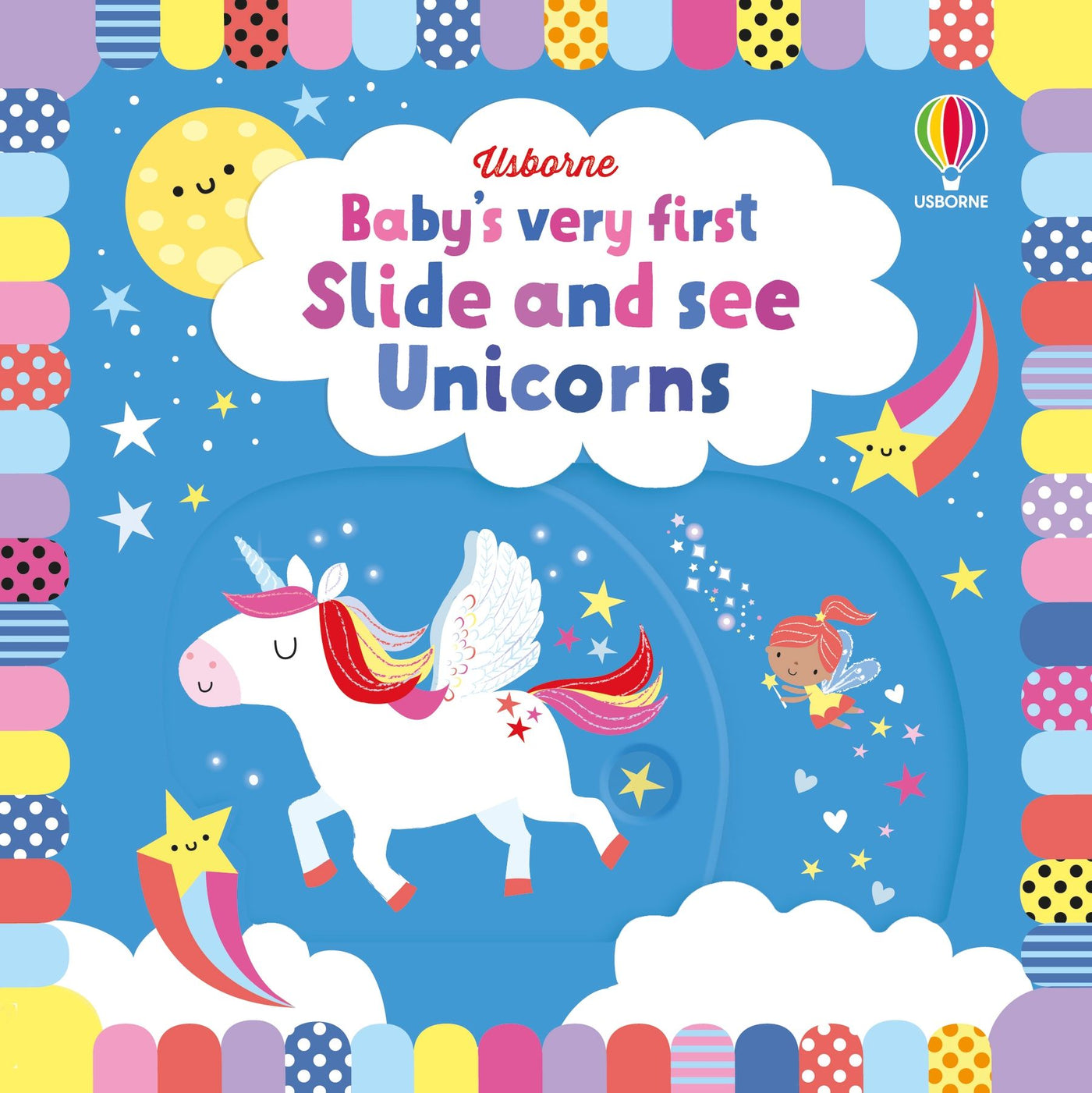 Baby's Very First Slide and See Unicorns - Board Book | Usborne Books