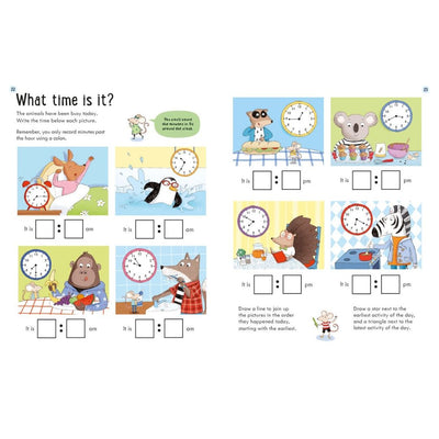 Usborne Workbooks Telling the Time 7-8 - Paperback | Usborne Books