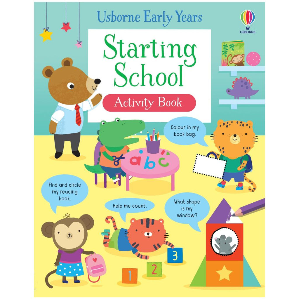 Starting School Activity Book - Paperback | Usborne Books