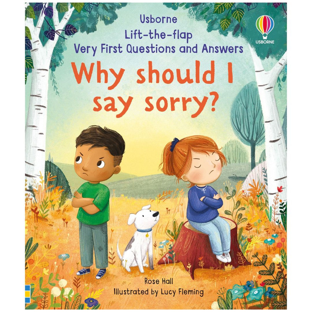 Very First Questions & Answers: Why should I say sorry? - Board Book | Usborne Books