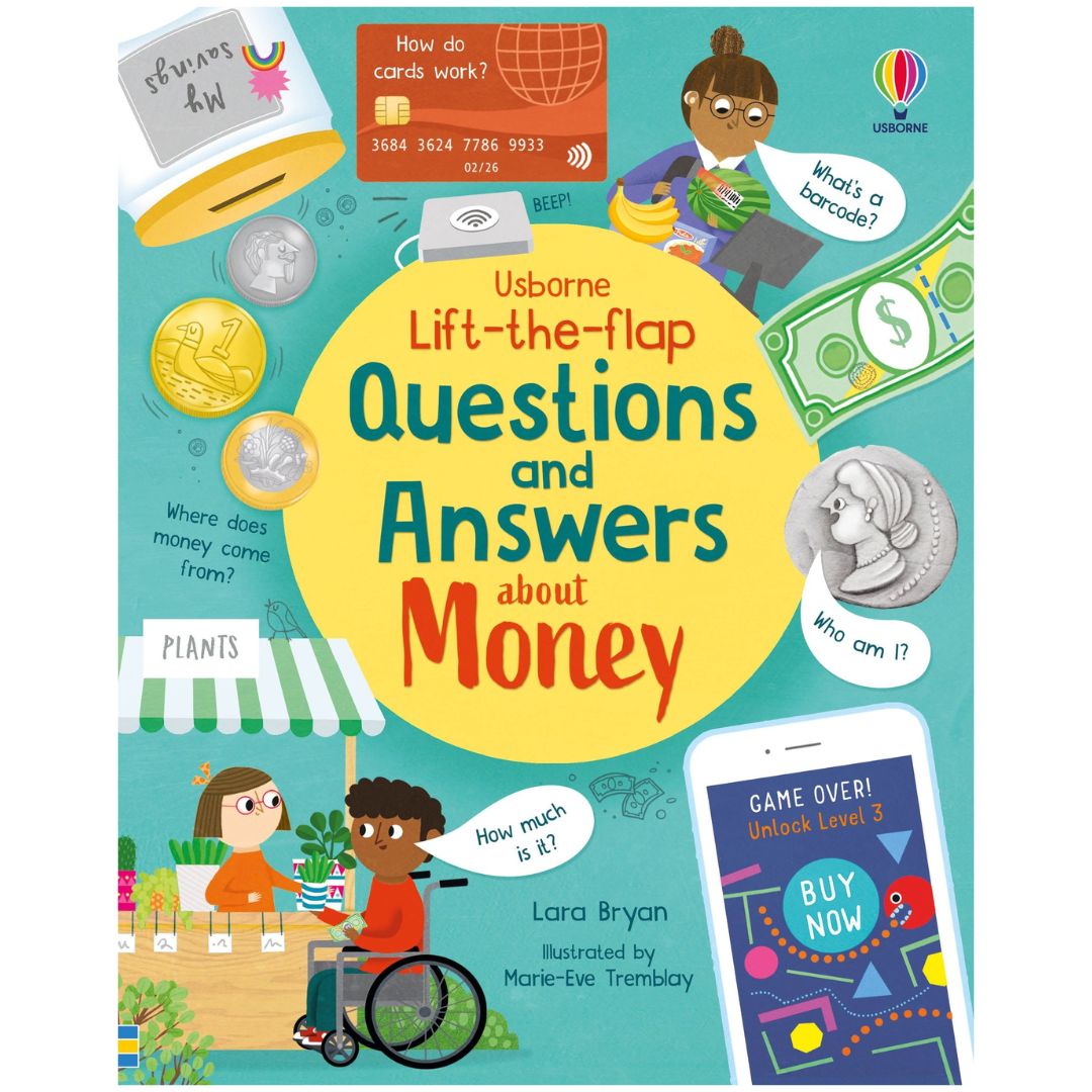 Lift-the-flap Questions and Answers about Money - Board Book | Usborne Books