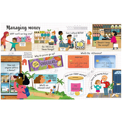 Lift-the-flap Questions and Answers about Money - Board Book | Usborne Books