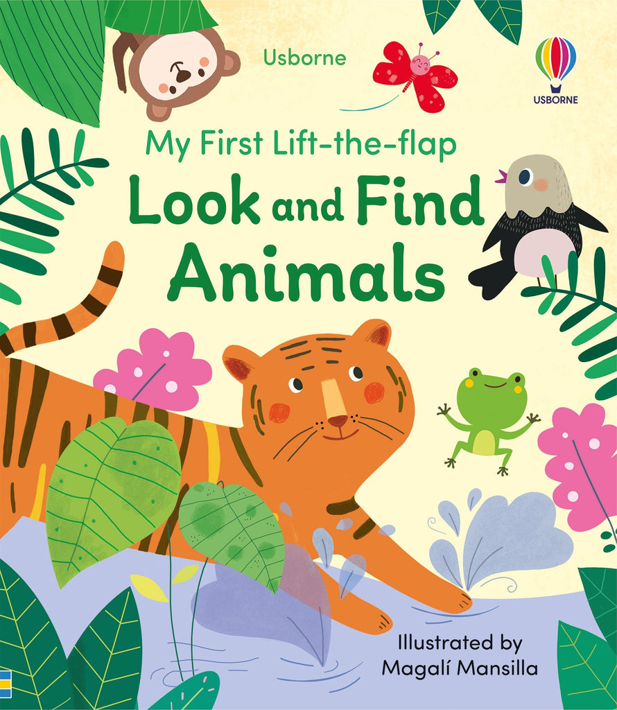 My First Lift-the-flap Look and Find Animals - Board Book | Usborne Book