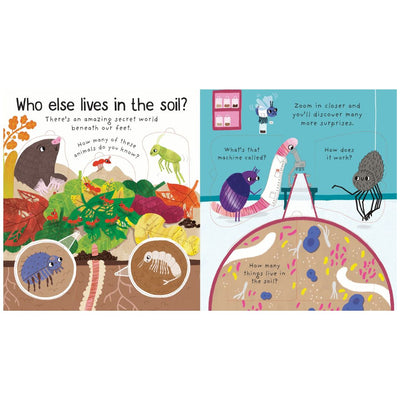 First Questions & Answers: Why do we need worms? - Board Book | Usborne Books