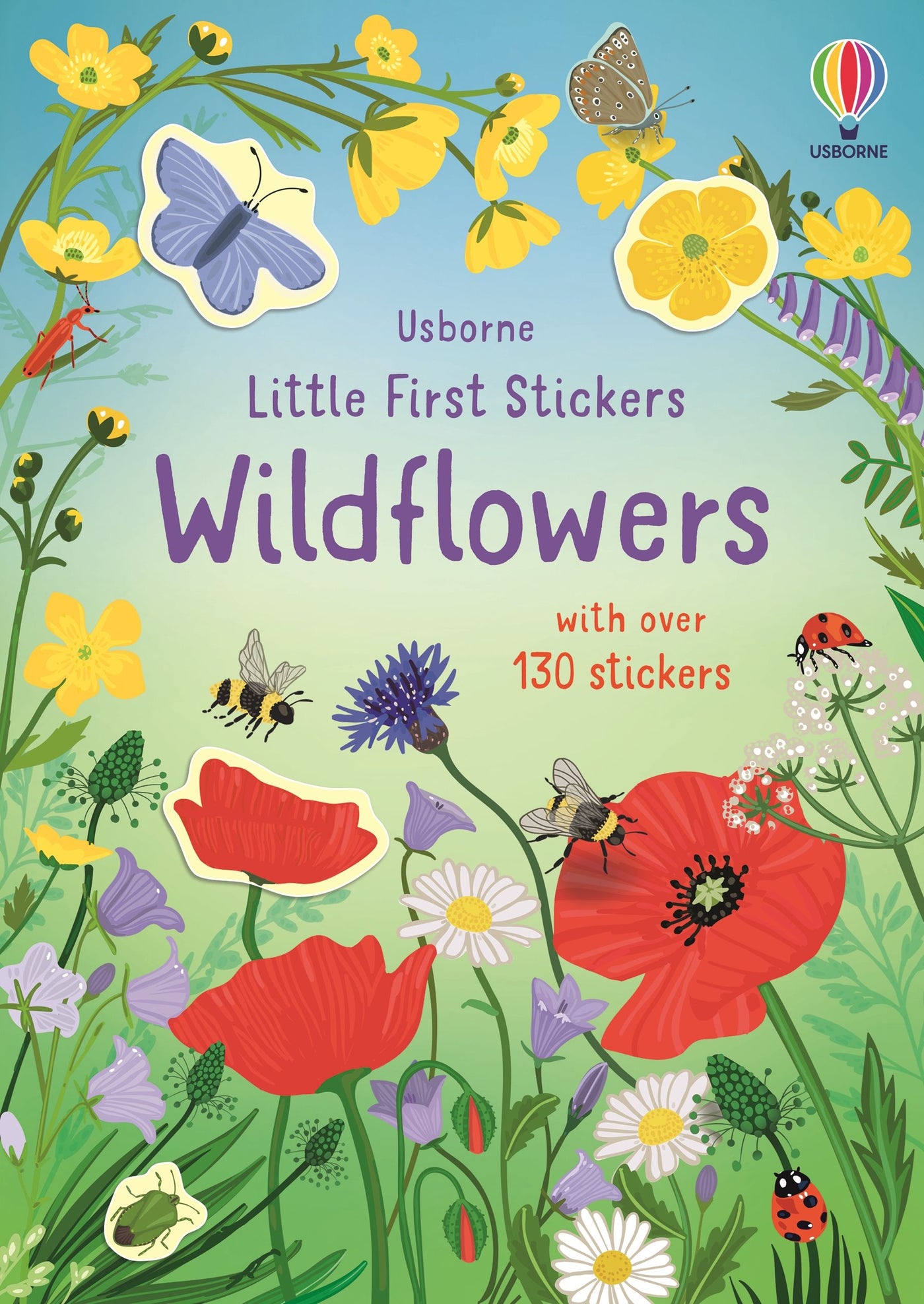 Little First Stickers Wildflowers - Paperback | Usborne