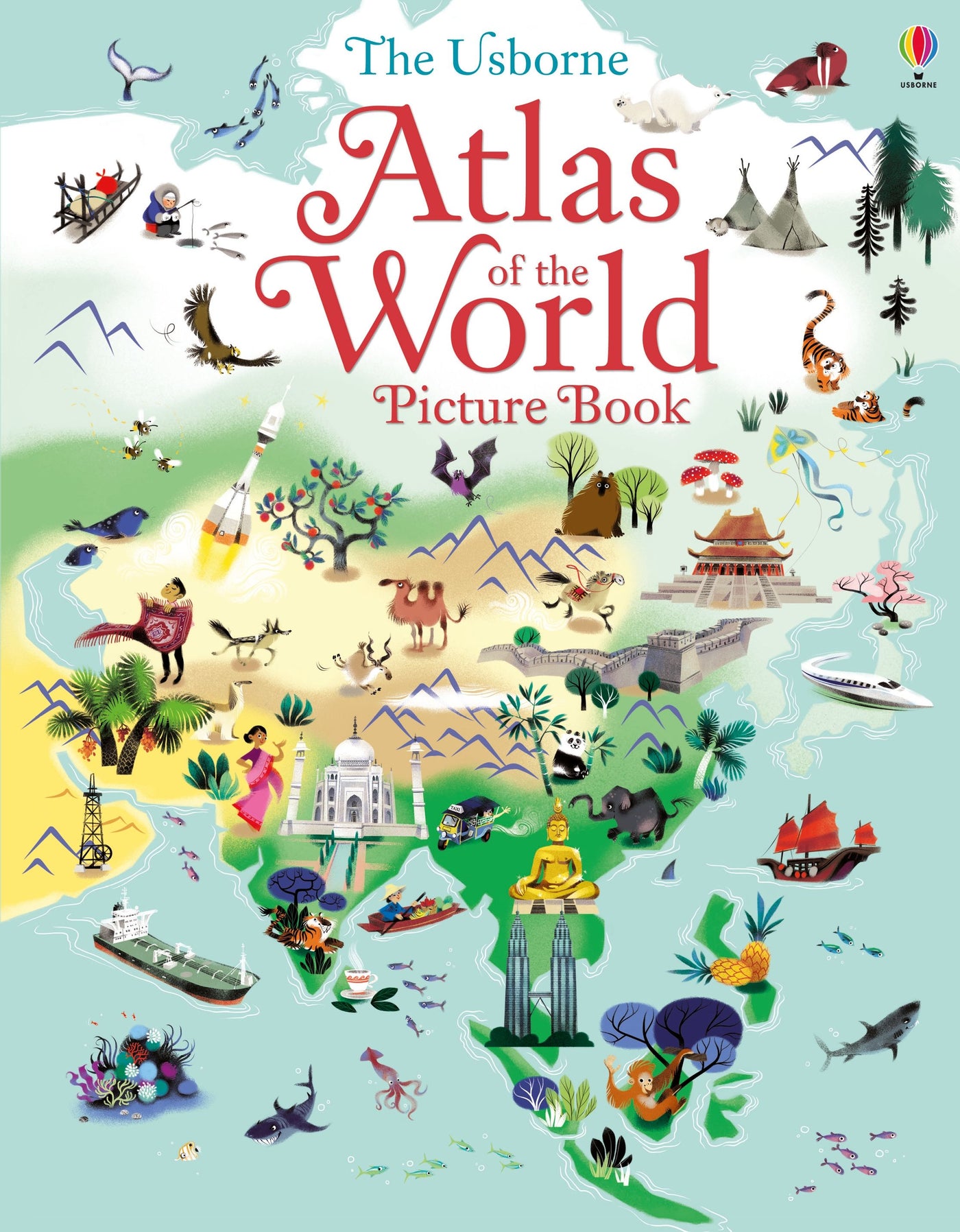 Atlas and Jigsaw Map of the World - Usborne Books