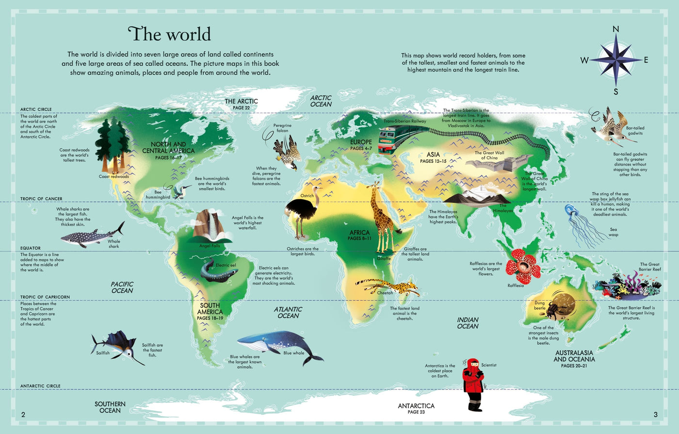 Atlas and Jigsaw Map of the World - Usborne Books