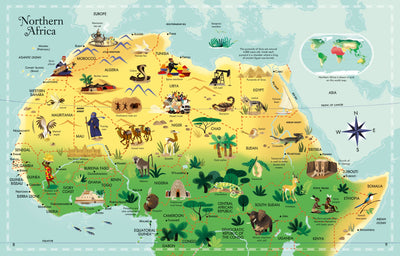 Atlas and Jigsaw Map of the World - Usborne Books