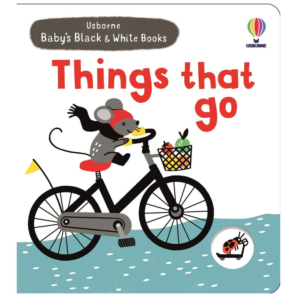 Baby's Black and White Books Things That Go - Board Book | Usborne Books