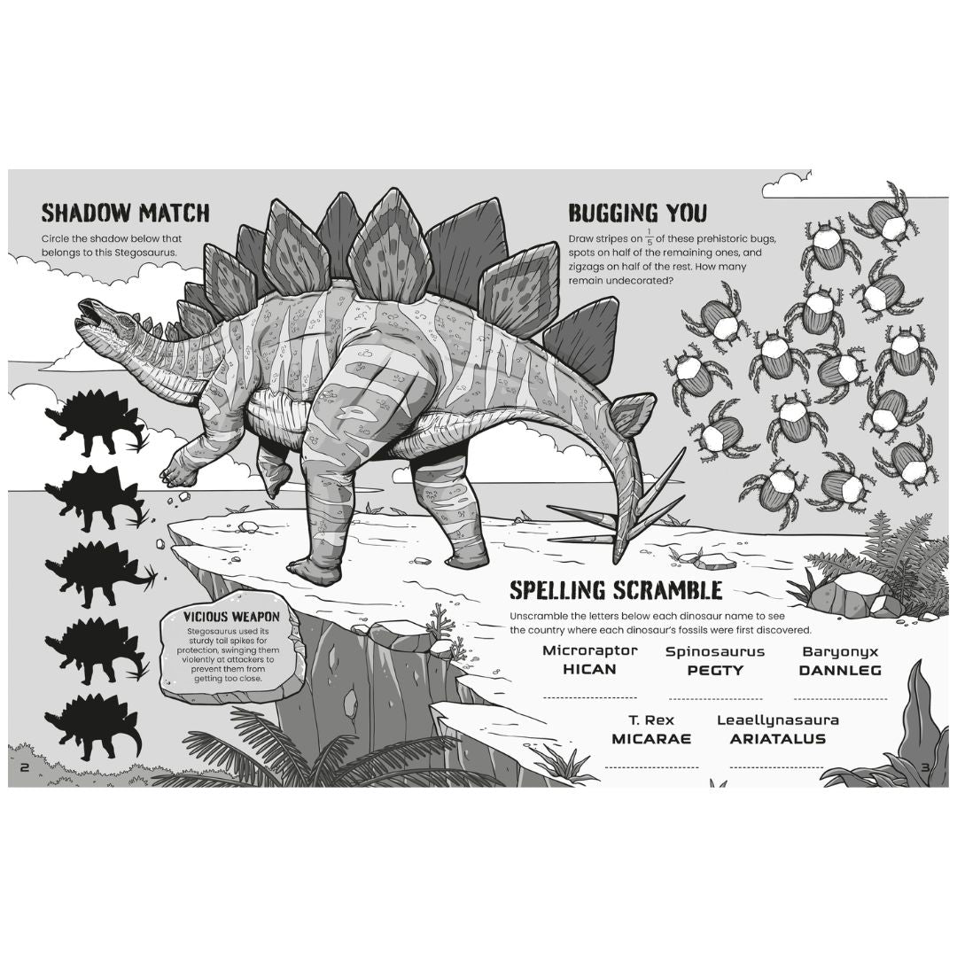 Dinosaur Puzzle Book - Paperback | Usborne Books